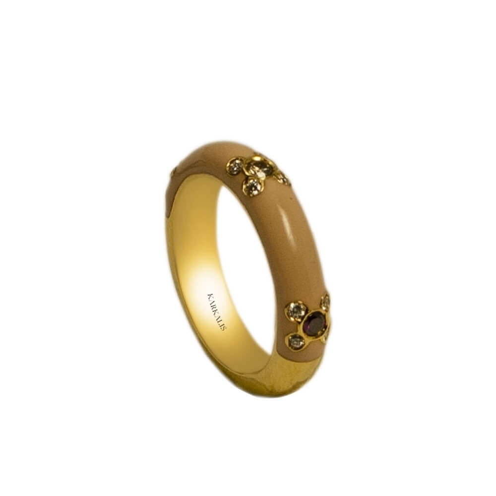 Χρυσό Δαχτυλίδι, Διαμάντια 0.18 ct