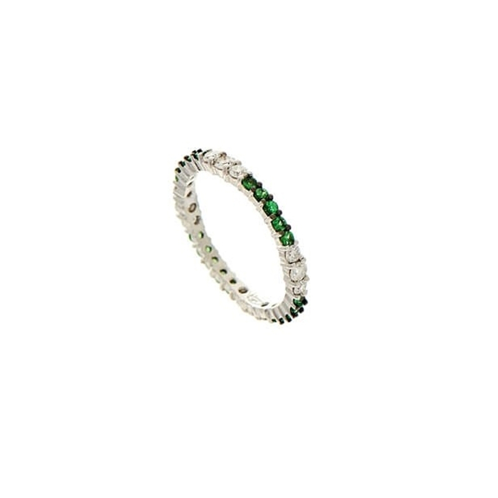 Gold K18 Emerald Ring
