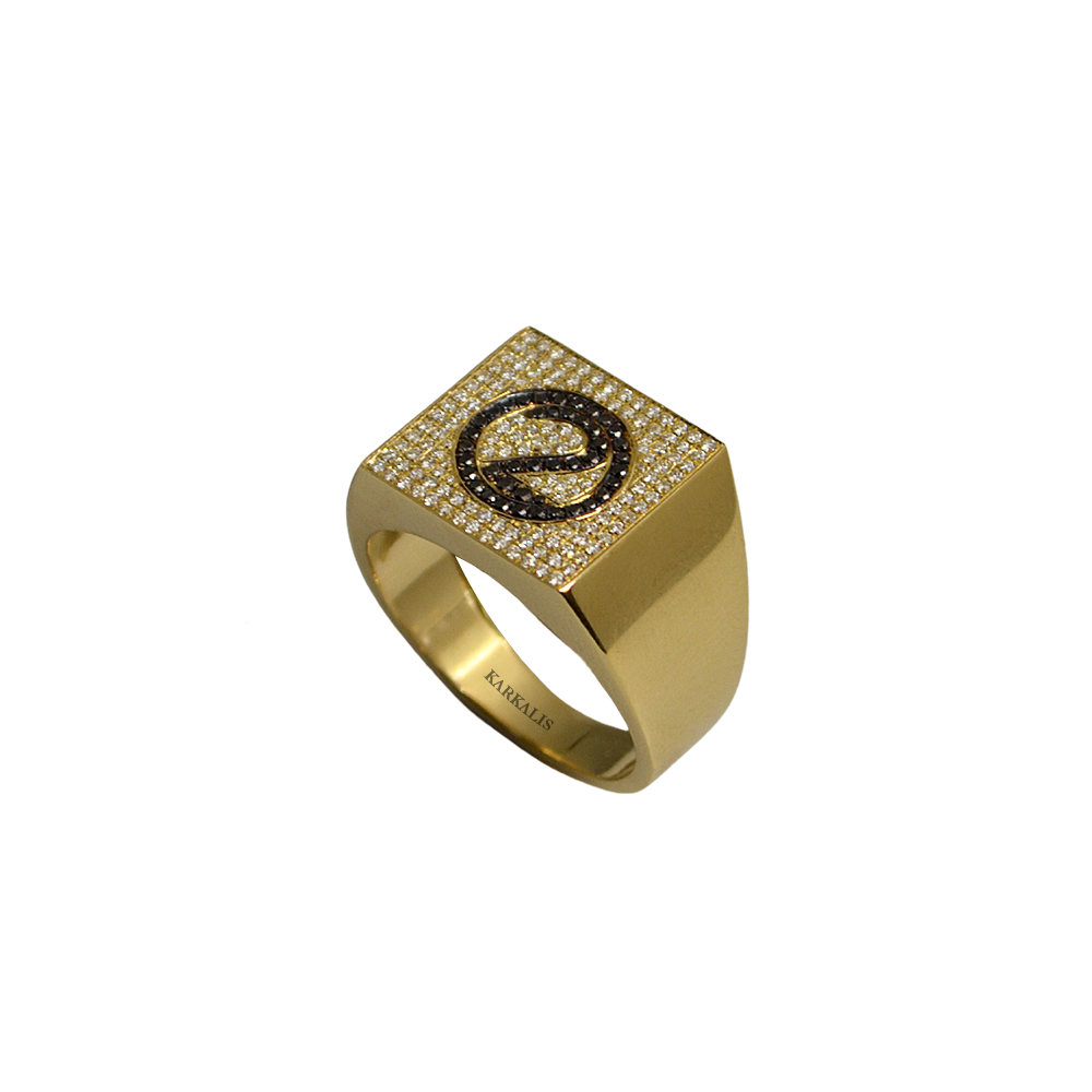 Χρυσό Κ18 Δαχτυλίδι, Διαμάντια 0.85 ct