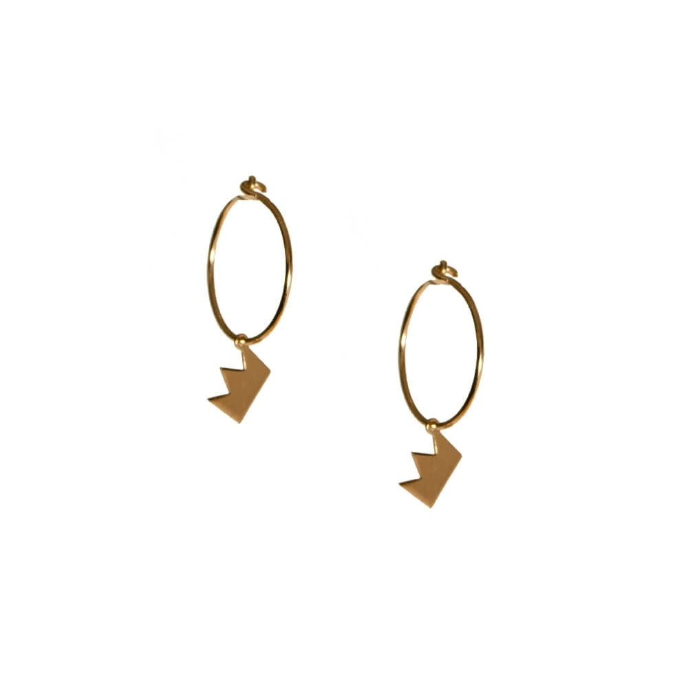 Gold K18 Earrings