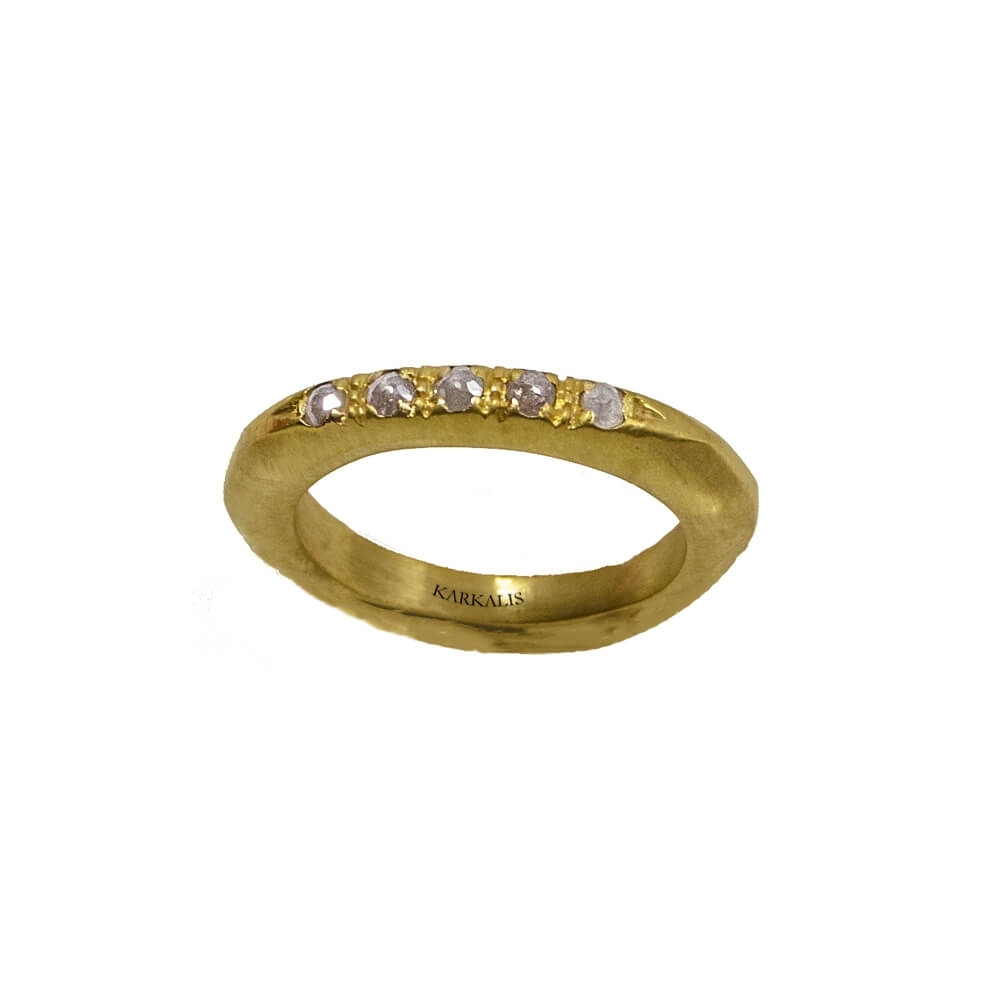 Ασημένιο Δαχτυλίδι 925, Διαμάντια