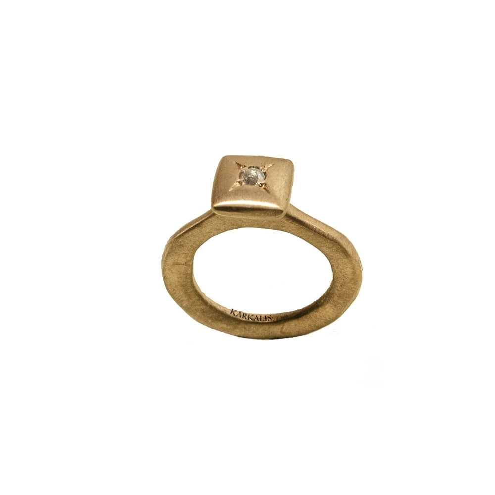 Ασημένιο Δαχτυλίδι 925, Διαμάντι