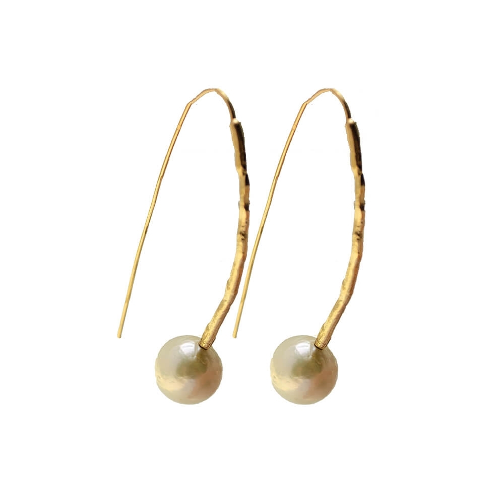 Silver Earrings 925 with Pearl