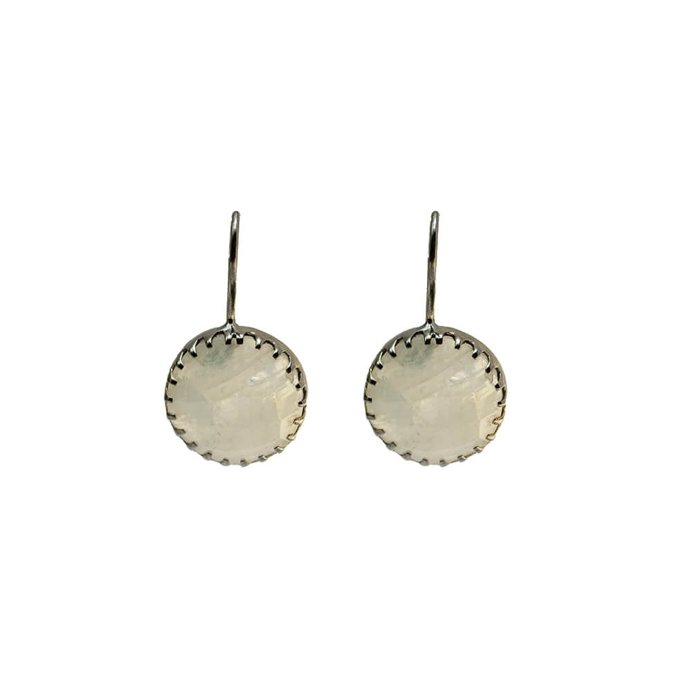 Silver Earrings 925 with Labradorite