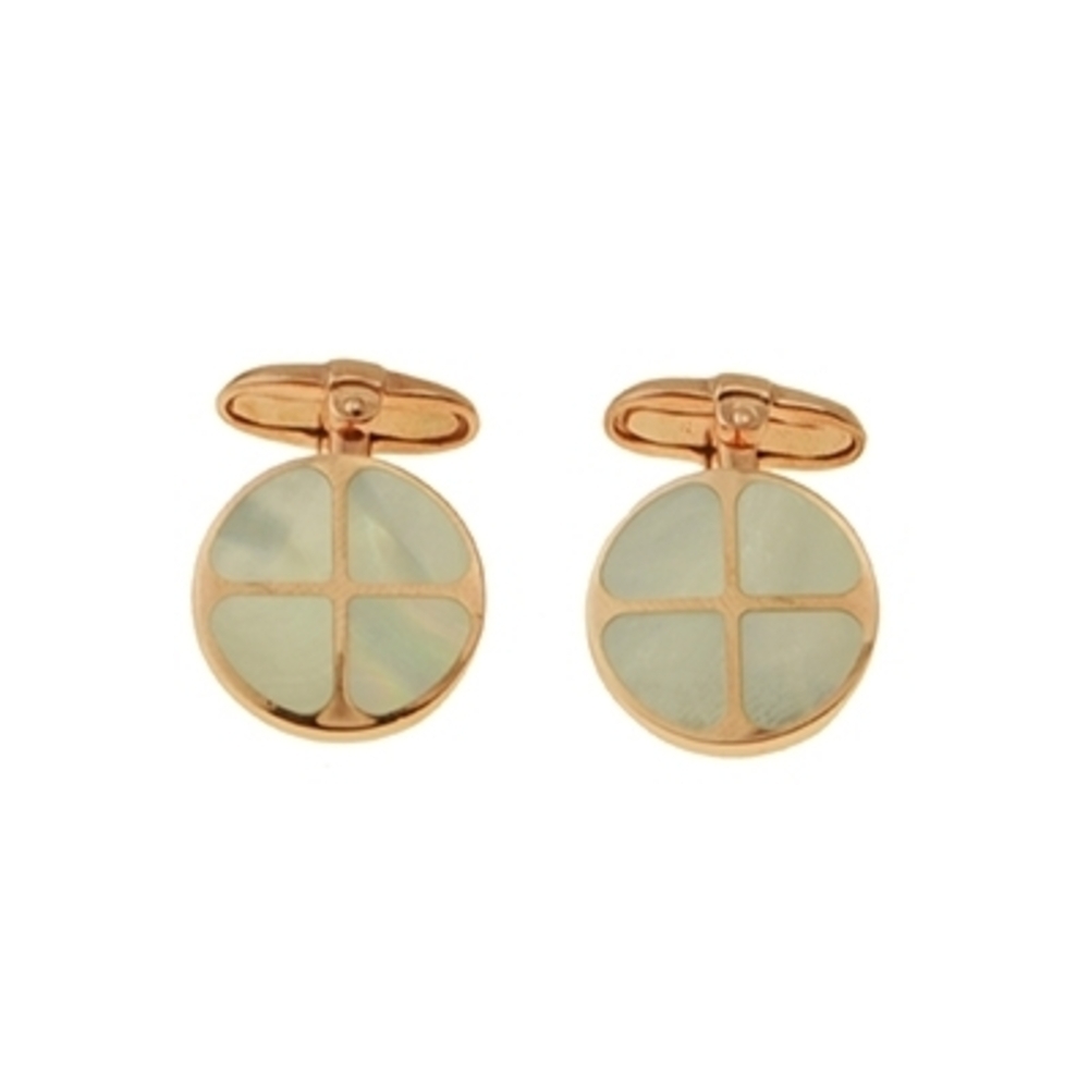 Cufflinks Silver 925. Mother of Pearl