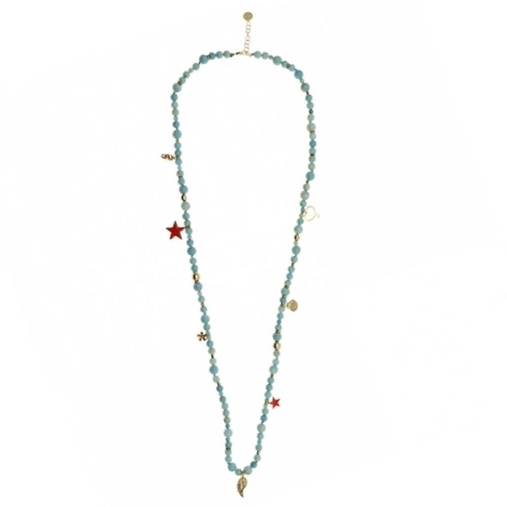 Silver Necklace 925 with Enamel